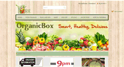 Desktop Screenshot of organicbox.com.au