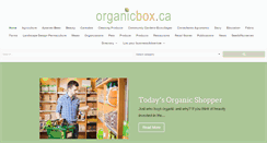 Desktop Screenshot of organicbox.ca